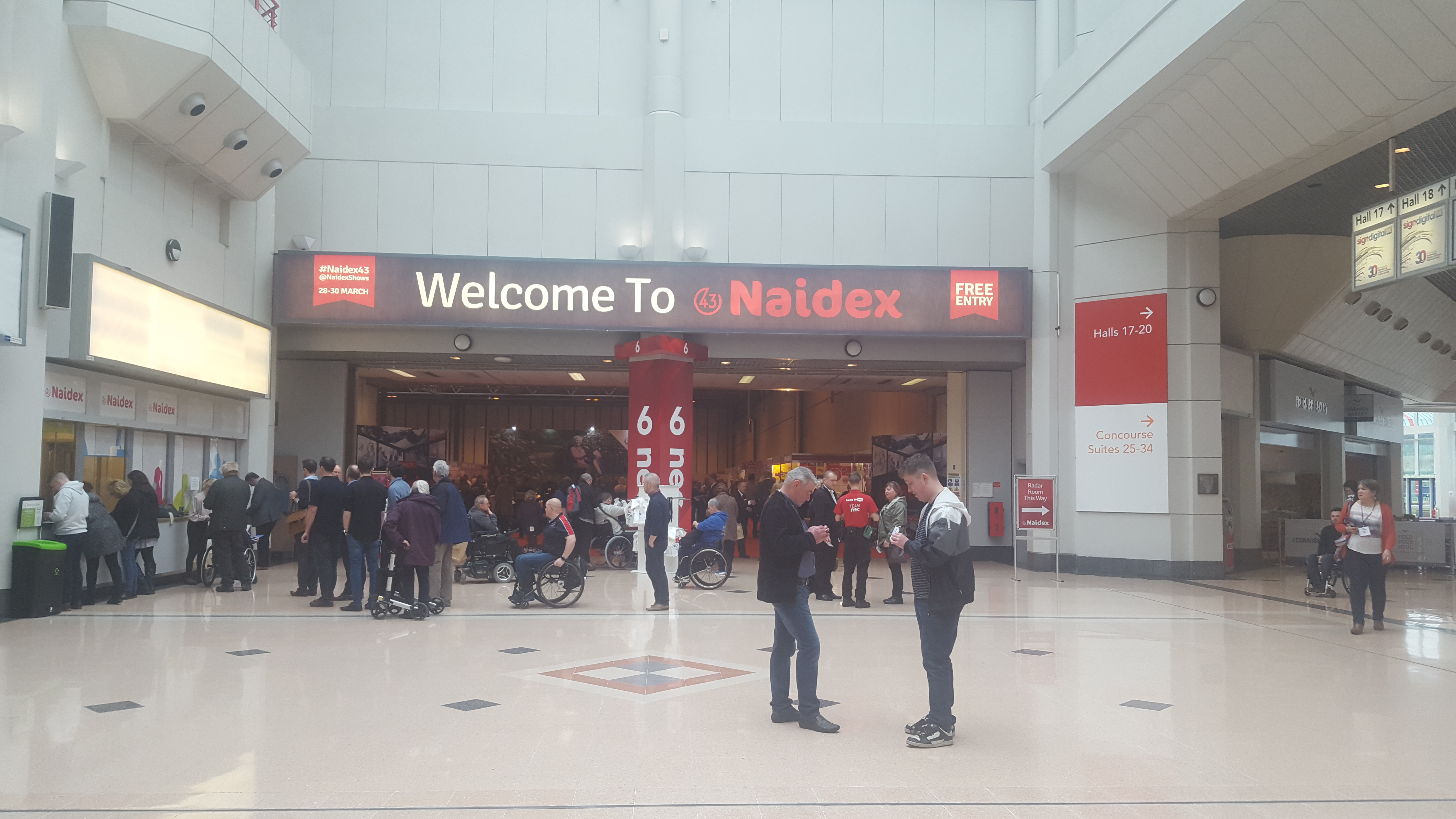 Naidex show at the NEC
