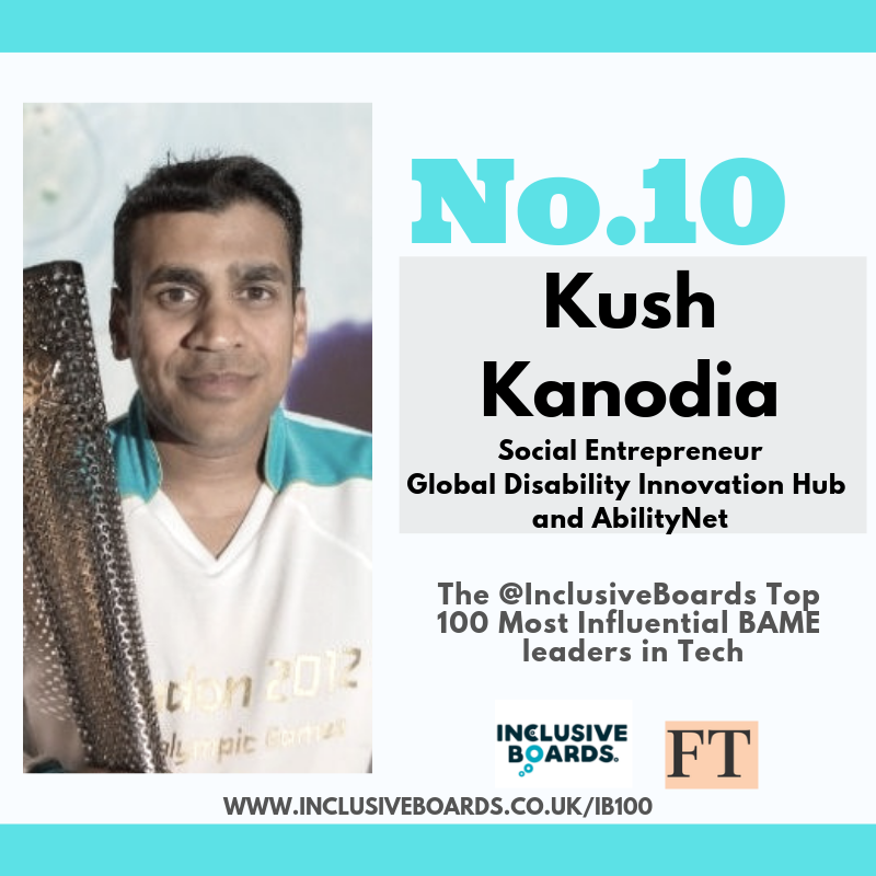 Kush Kanodia banner image - No. 10 in the Inclusive Boards Top 100 Most Influential BAME leaders in Tech