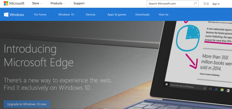 Microsoft Edge page screenshot