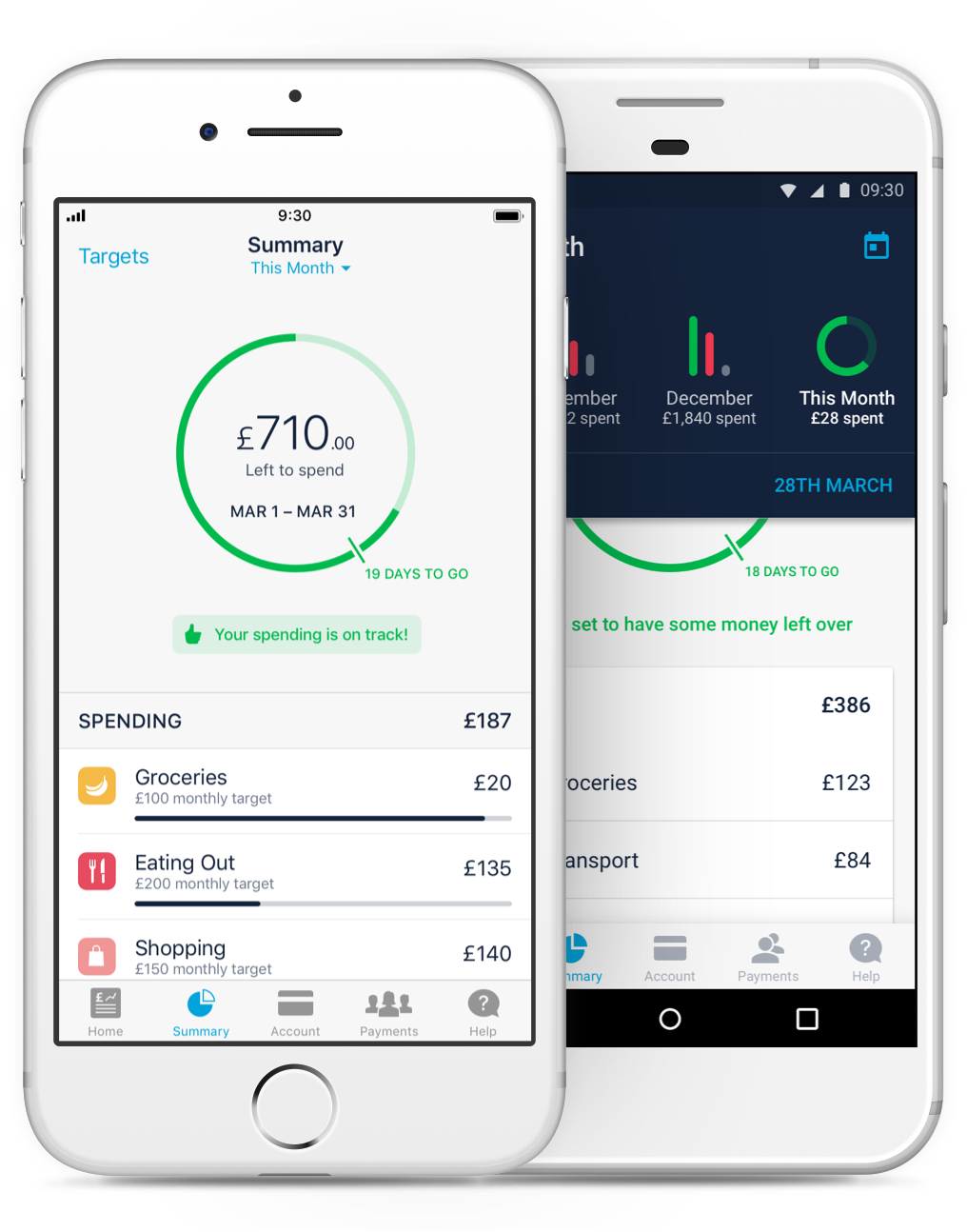 Monzo banking app works on iphone and android