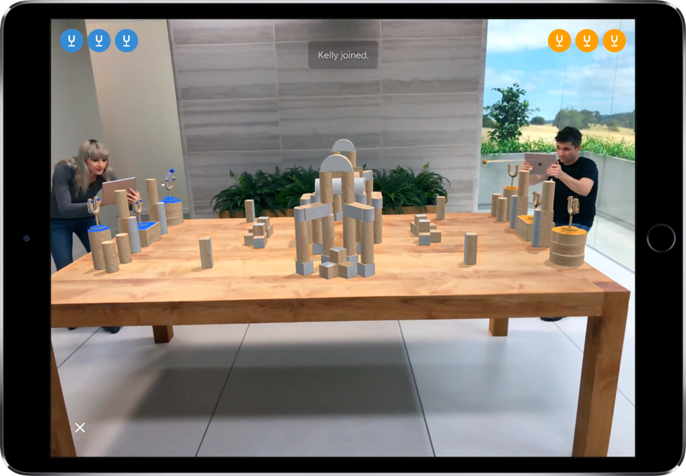 ARKit in use to create an augmented reality game