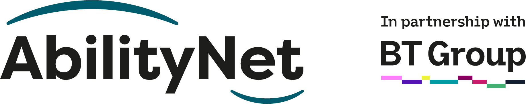 AbilityNet and BT Group logo
