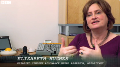 Elizabeth Hughes is one of AbilityNet's DSA Assessment Team