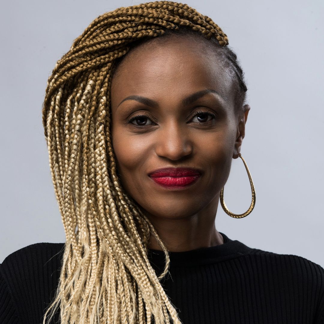 Profile image of Irene Mbari-Kirika smiling.