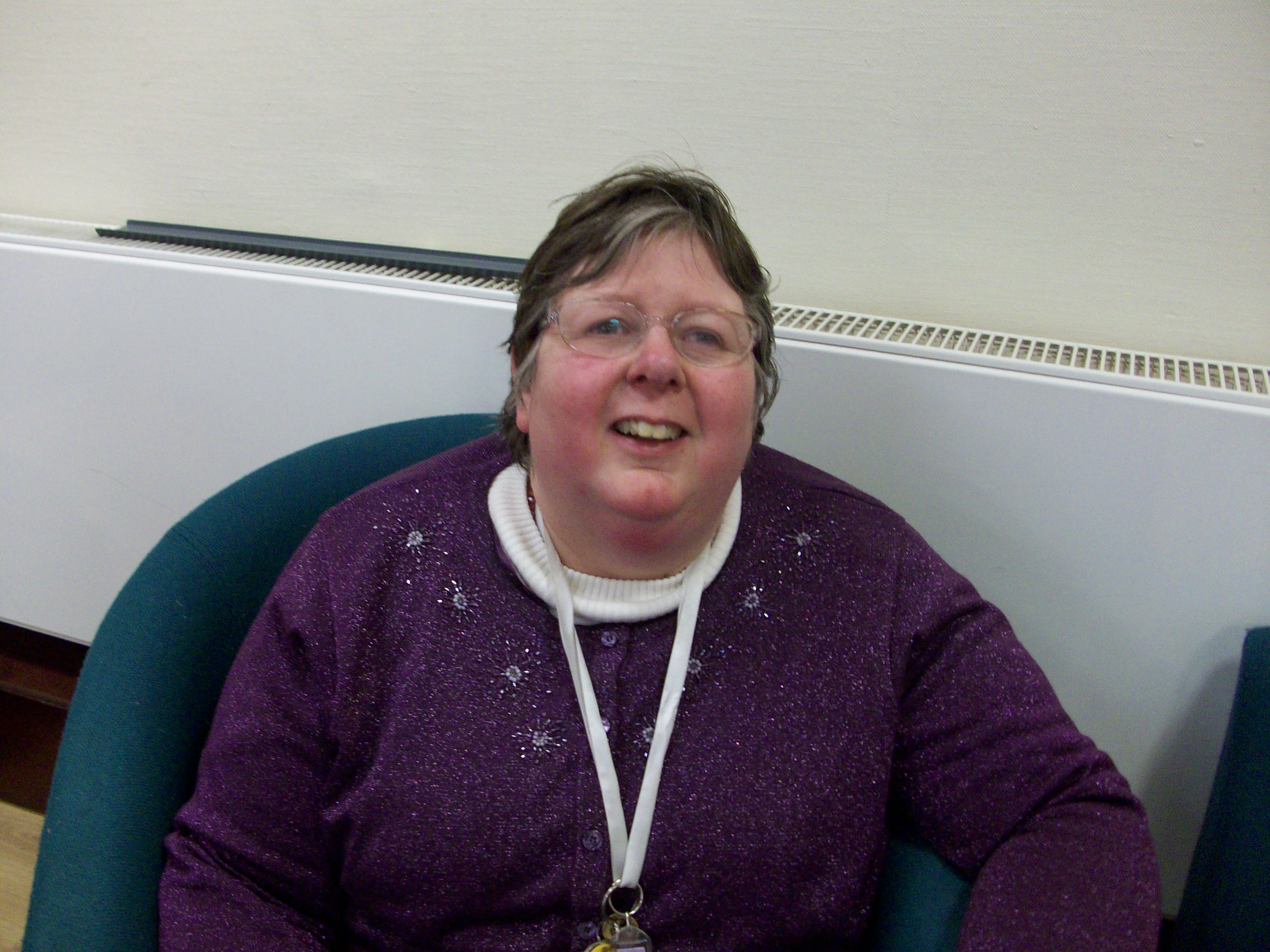 Image shows Janet Groves who received a tablet via Digital Lifeline