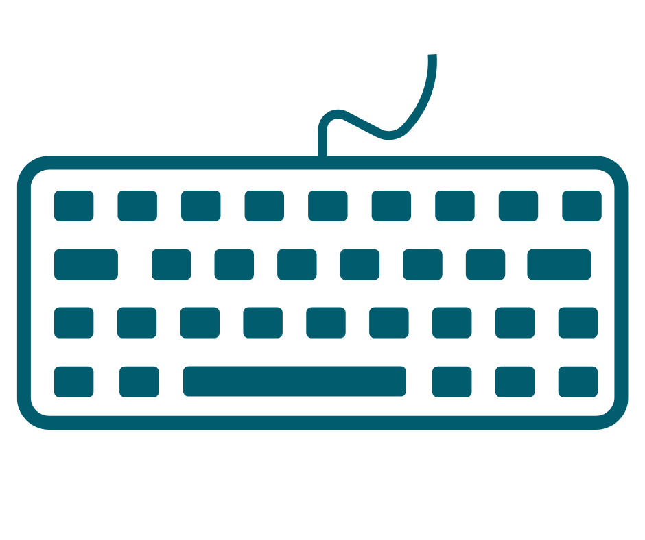Graphic of a keyboard