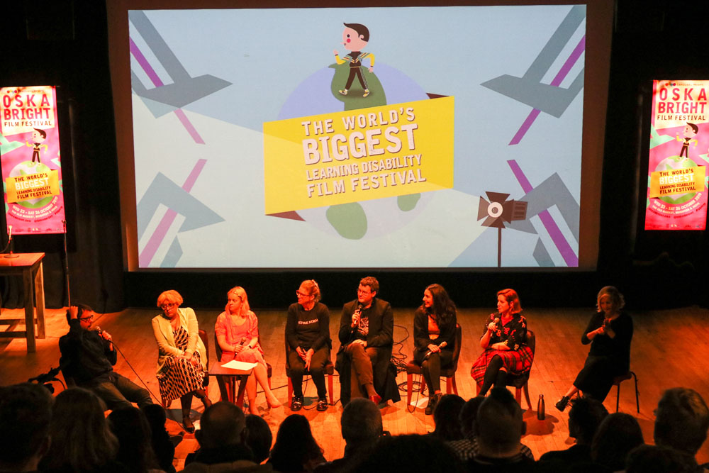 Panellists discuss their films at Oska Bright Film Festival