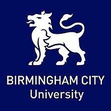 Birmingham City University logo - showing a lion illustration