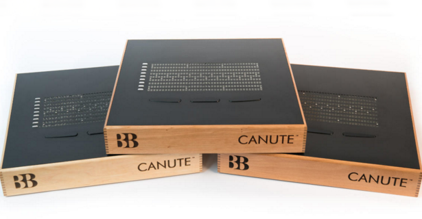 the Canute slim wooden box