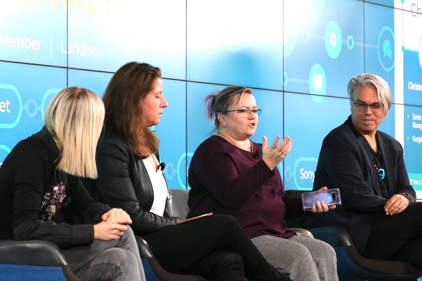 The 'Building an Accessibility Champions network' panelists at TechShare Pro