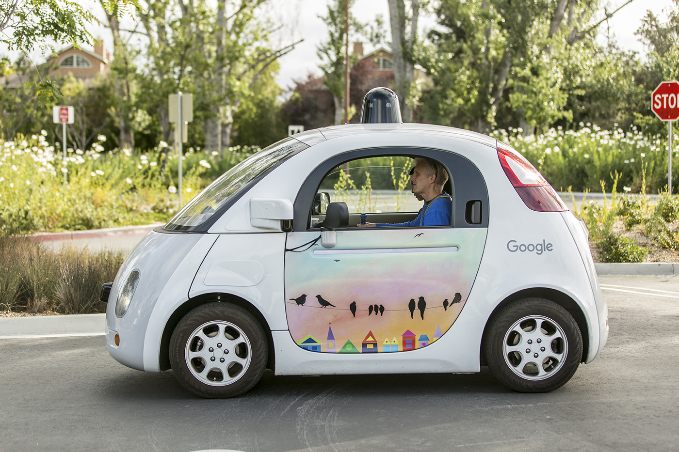 cool looking driverless Google car from UCL website