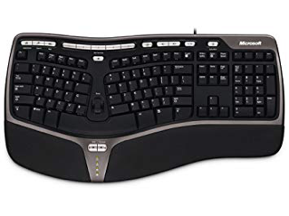 An ergonomic keyboard