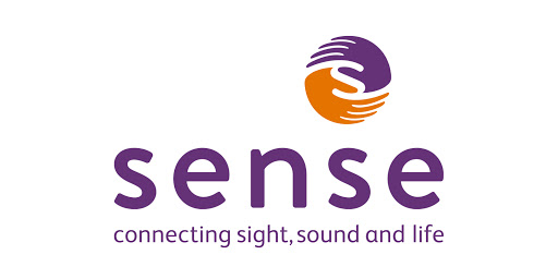 Sense logo - connecting sight, sound and life