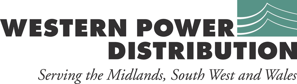 Western Power Distribution logo - Serving the Midlands, South West and Wales